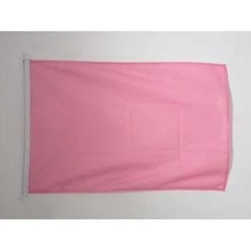 PAVILLON NAUTIQUE UNICOLORE ROSE 45x30cm - DRAPEAU DE BATEAU DE COULEUR ROSE 30 x 45 cm