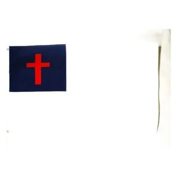 DRAPEAU RELIGION CHRÉTIENNE 90x60cm - DRAPEAU CHRÉTIEN 60 x 90 cm - DRAPEAUX