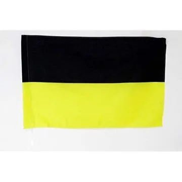 Drapeau Kachoubes de Pologne 90x60cm - Drapeau Cachoube polonais 60 x 90 cm Fourreau pour hampe