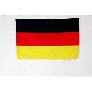 Drapeau national de course automobile Allemagne 90x60cm - Drapeau de commissaire 60 x 90 cm Fourreau pour hampe