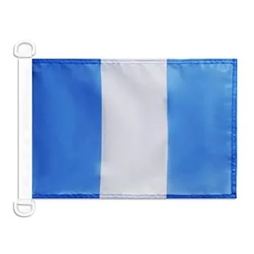 Pavillon nautique Pavillon Civil Guatemala 45x30 cm Anneaux Plastiques