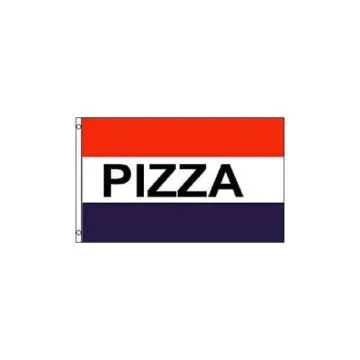 Drapeau Pizza Bleu Blanc Rouge 150x90cm - Drapeau pizzaiolo 90 x 150 cm - Drapeaux