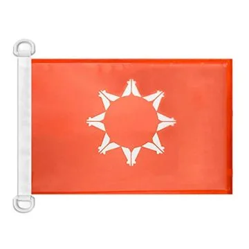 Pavillon nautique Sioux Oglala du Dakota du Sud 45x30 cm Anneaux Plastiques