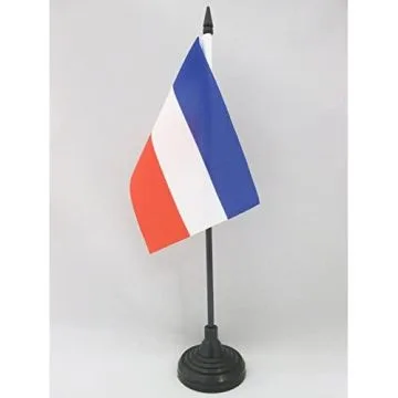 DRAPEAU DE TABLE RÉPUBLIQUE FÉDÉRALE DE YOUGOSLAVIE 15x10cm - PETIT DRAPEAUX DE BUREAU YOUGOSLAVE 10 x 15 cm