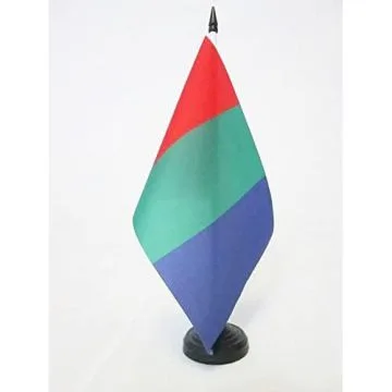 DRAPEAU DE TABLE PLANÍ?TE MARS 21x14cm - PETIT DRAPEAUX DE BUREAU DE MARS 14 x 21 cm