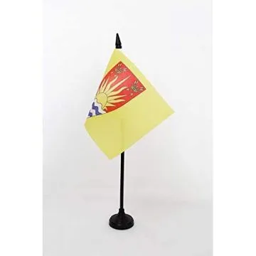 DRAPEAU DE TABLE COMTÉ DE SUFFOLK 15x10cm - PETIT DRAPEAUX DE BUREAU COUNTY OF SUFFOLK - ANGLETERRE 10 x 15 cm