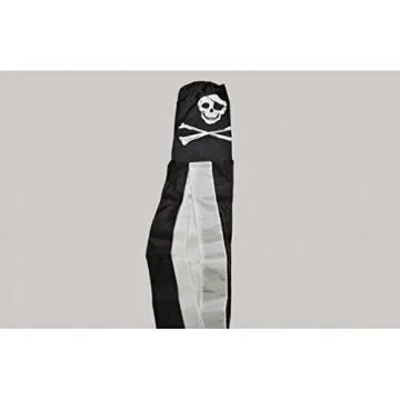 DRAPEAU MANCHE A AIR PIRATE TÊTE DE MORT 150cm - WINDSOCK CORSAIRE 150 cm