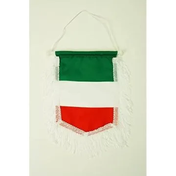 FANION ITALIE 15x10cm Polyester - Mini drapeau ITALIEN 10 x 15 cm - Bannière
