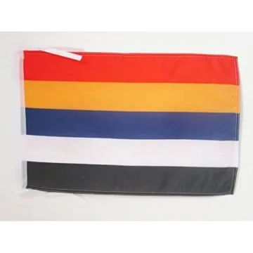 DRAPEAU RÉPUBLIQUE DE CHINE 1912-1928 45x30cm - PAVILLON CHINOIS - TIBET 30 x 45 cm haute qualité