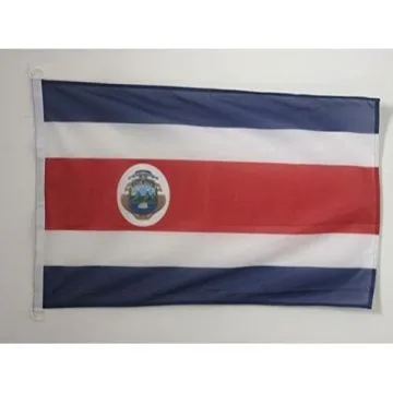 DRAPEAU COSTA RICA 150x90cm - DRAPEAU COSTARICAIN 90 x 150 cm Spécial Extérieur - DRAPEAUX