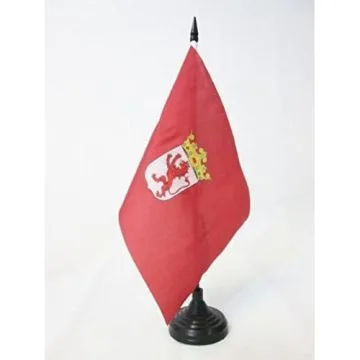 DRAPEAU DE TABLE PROVINCE Dâ??ALBACETE 21x14cm - PETIT DRAPEAUX DE BUREAU ALBACETE EN CASTILLE-LA-MANCHE 14 x 21 cm