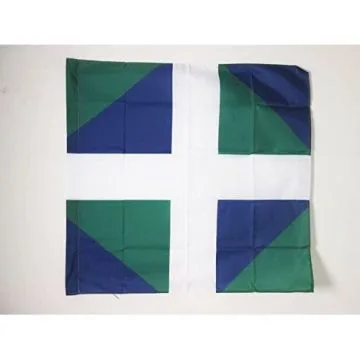 DRAPEAU ORDONNANCE DU RÍ?GIMENT Dâ??AUXERROIS 1776-1793 90x90cm - DRAPEAU INFANTERIE DU ROYAUME DE FRANCE 90 x 90 cm Fourreau pour hampe