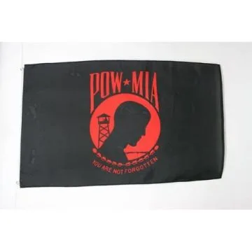 DRAPEAU USA POW MIA REMEMBER 150x90cm - DRAPEAU AMÉRICAIN - ETATS-UNIS 90 x 150 cm - DRAPEAUX