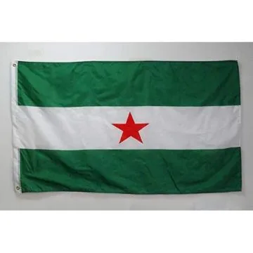 Drapeau Andalousie Arbonaida 150x90cm - Drapeau andalous indépendentiste 90 x 150 cm - Drapeaux