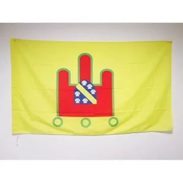 DRAPEAU CANTAL 150x90cm - DRAPEAU DÍ?PARTEMENT FRANÍ?AIS - AUVERGNE 90 x 150 cm Fourreau pour hampe