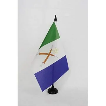 Drapeau de table Afars de la Corne de l\'Afrique 21x14cm - PETIT Drapeaux DE BUREAU afar 14 x 21 cm