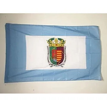 DRAPEAU PROVINCE DE MALAGA 90x60cm - DRAPEAU MALAGA EN ANDALOUSIE 60 x 90 cm Fourreau pour hampe