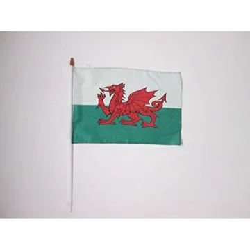 DRAPEAU NOUVELLE-ZÉLANDE 45x30cm HAMPE blanche - LOT DE 10 DRAPEAUX NÉO-ZÉLANDAIS 30 x 45 cm