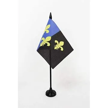 DRAPEAU DE TABLE COMTÉ DE MONMOUTHSHIRE 15x10cm - PETIT DRAPEAUX DE BUREAU GALLOIS DE MONMOUTHSHIRE - PAYS DE GALLES 10 x 15 cm