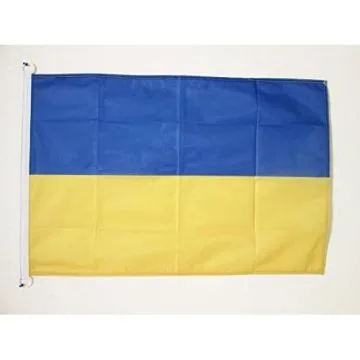 DRAPEAU UKRAINE 150x90cm - DRAPEAU UKRAINIEN 90 x 150 cm Spécial Extérieur - DRAPEAUX