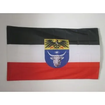 DRAPEAU SUD-OUEST AFRICAIN ALLEMAND 1884-1915 90x60cm - DRAPEAU AFRIQUE ALLEMANDE 60 x 90 cm Fourreau pour hampe