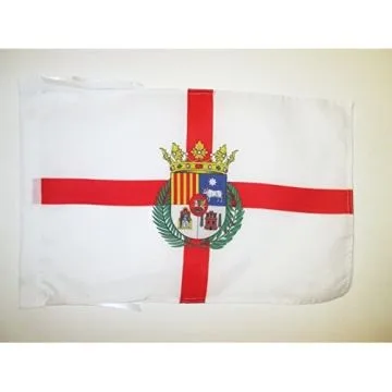 DRAPEAU PROVINCE DE TERUEL 45x30cm - PAVILLON TERUEL EN ARAGON 30 x 45 cm haute qualité