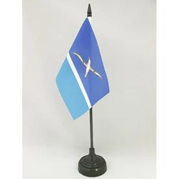 DRAPEAU DE TABLE ÎLES MIDWAY 15x10cm - PETIT DRAPEAUX DE BUREAU AMÉRICAIN 10 x 15 cm