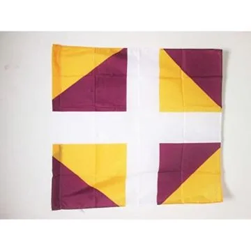 DRAPEAU ORDONNANCE DU RÍ?GIMENT DE CAMBRÍ?SIS 1776-1793 90x90cm - DRAPEAU INFANTERIE DU ROYAUME DE FRANCE 90 x 90 cm Fourreau pour hampe