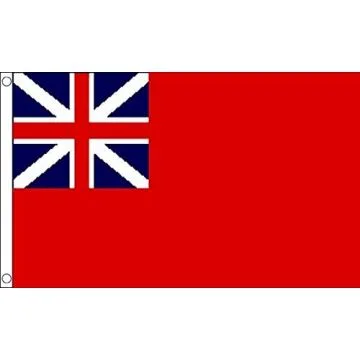 UK Colonial Red Ensign Flag 2' x 3' 100D polyester grommets