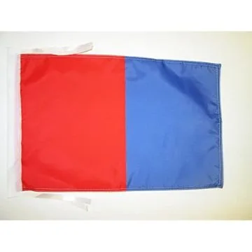 DRAPEAU CATANE 45x30cm - PAVILLON CATANIA EN SICILE 30 x 45 cm haute qualité