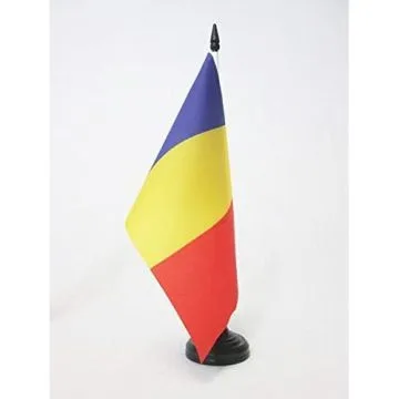 DRAPEAU DE TABLE RÍ?PUBLIQUE PARTHÍ?NOPÍ?ENNE 1799 21x14cm - PETIT DRAPEAUX DE BUREAU ITALIEN ANCIEN 14 x 21 cm