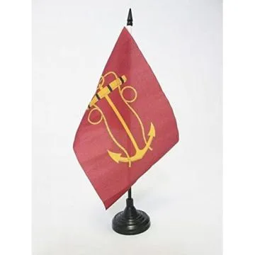 DRAPEAU DE TABLE LORD HIGH ADMIRAL 21x14cm - PETIT DRAPEAUX DE BUREAU LORD DE L\'AMIRAUTÍ? BRITANNIQUE 14 x 21 cm