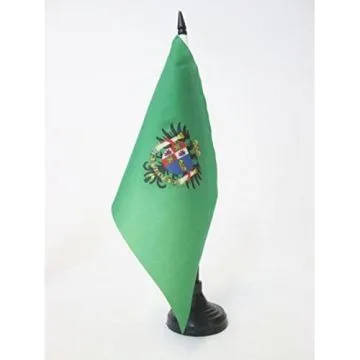 DRAPEAU DE TABLE PROVINCE DE TOLÍ?DE 21x14cm - PETIT DRAPEAUX DE BUREAU TOLEDO EN CASTILLE-LA-MANCHE 14 x 21 cm