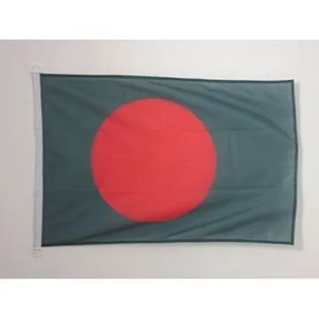 PAVILLON NAUTIQUE BANGLADESH 45x30cm - DRAPEAU DE BATEAU BANGLADAIS 30 x 45 cm