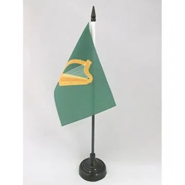 DRAPEAU DE TABLE LEINSTER 15x10cm - PETIT DRAPEAUX DE BUREAU IRLANDAIS - IRLANDE 10 x 15 cm