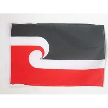 DRAPEAU MAORI 45x30cm - PAVILLON NÉO-ZÉLANDAIS - NOUVELLE-ZÉLANDE 30 x 45 cm haute qualité