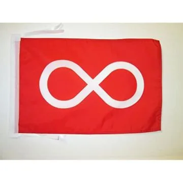 DRAPEAU MÉTIS DU MANITOBA ET DES TERRITOIRES DU NORD-OUEST 45x30cm - PAVILLON MÉTISSE 30 x 45 cm haute qualité