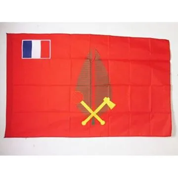 DRAPEAU ROYAUME COUTUMIER Dâ??ALO 150x90cm - DRAPEAU FUTUNA 90 x 150 cm Fourreau pour hampe