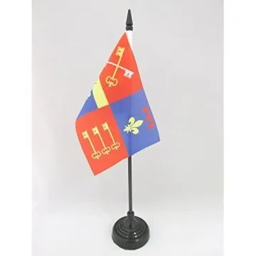 DRAPEAU DE TABLE VAUCLUSE 15x10cm - PETIT DRAPEAUX DE BUREAU DÉPARTEMENT FRANÇAIS - PACA 10 x 15 cm