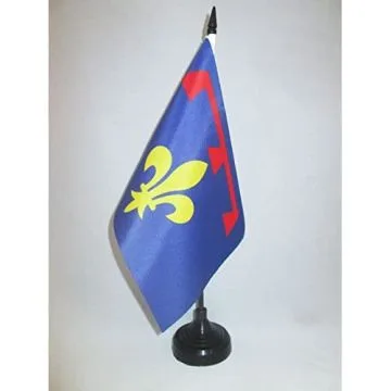 DRAPEAU DE TABLE PROVENCE NOUVEAU 21x14cm - PETIT DRAPEAUX DE BUREAU PROVENÇAL 14 x 21 cm