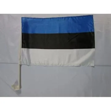 Drapeau de voiture ESTONIE 45x30cm - Carflag ESTONIEN 30 x 45 cm