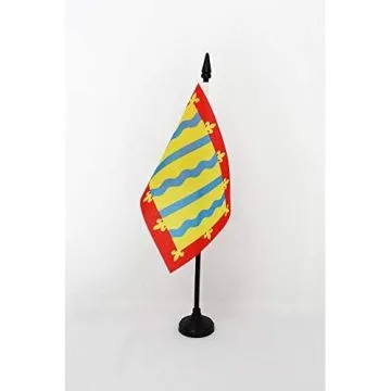 DRAPEAU DE TABLE COMTÉ DE CAMBRIDGESHIRE 15x10cm - PETIT DRAPEAUX DE BUREAU COUNTY OF CAMBRIDGE - ANGLETERRE 10 x 15 cm