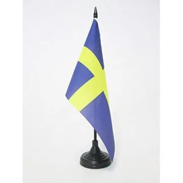 DRAPEAU DE TABLE VÍ?RONE 21x14cm - PETIT DRAPEAUX DE BUREAU VERONA EN VÍ?NÍ?TIE 14 x 21 cm