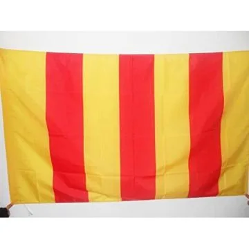 DRAPEAU COMTÍ? DE FOIX 90x60cm - DRAPEAU PROVINCE FRANCE - ARIÍ?GE 60 x 90 cm Fourreau pour hampe