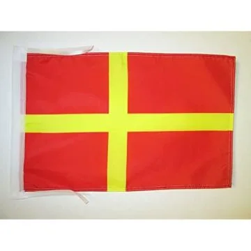 DRAPEAU SCANIE INDÉPENDANTISTE EN SUÈDE 45x30cm - PAVILLON DU COMTÉ DE SKÅNE 30 x 45 cm haute qualité