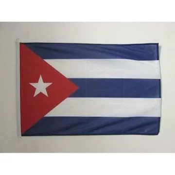 DRAPEAU CUBA 150x90cm - DRAPEAU CUBAIN 90 x 150 cm Spécial Extérieur - DRAPEAUX