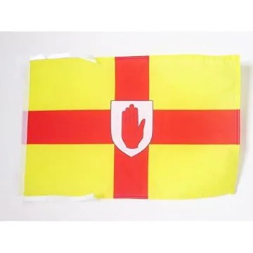 DRAPEAU ULSTER 45x30cm - PAVILLON IRLANDAIS - IRLANDE 30 x 45 cm haute qualité