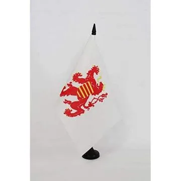 Drapeau de table Province de Limbourg 21x14cm - PETIT Drapeaux DE BUREAU Limburg aux Pays-Bas 14 x 21 cm