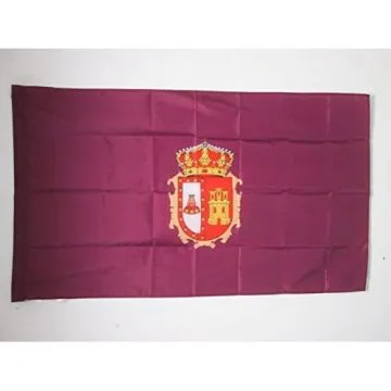 DRAPEAU PROVINCE DE BURGOS 90x60cm - DRAPEAU BURGOS EN CASTILLE-ET-LEON 60 x 90 cm Fourreau pour hampe
