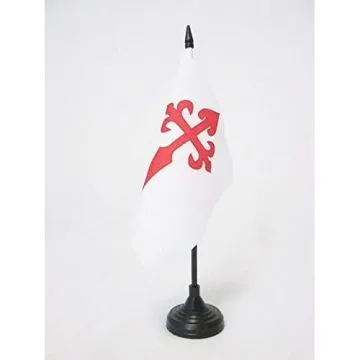DRAPEAU DE TABLE ORDRE DE DOBRIN 15x15cm - PETIT DRAPEAUX DE BUREAU FRÍ?RES DE DOBRZYN 15 x 15 cm